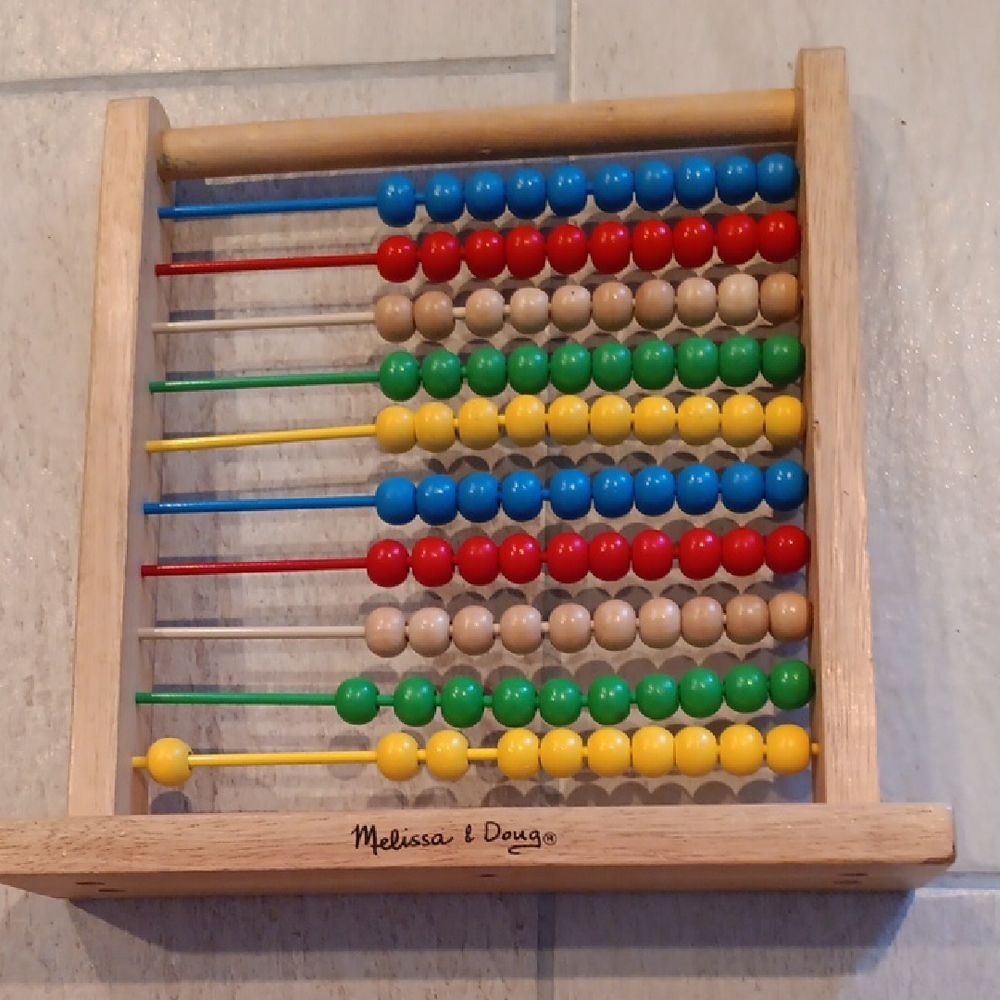Melissa & Doug Wooden Abacus Toy